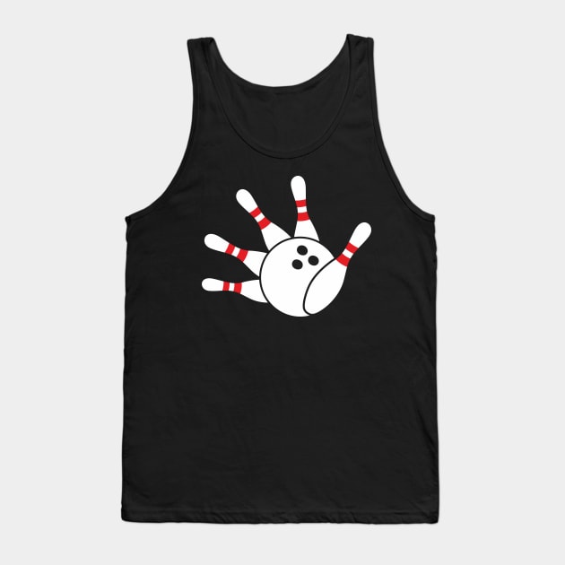 Hey Bowling! (Bowling hand) Tank Top by aceofspace